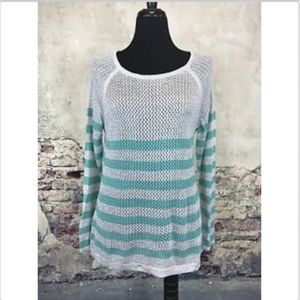 CONVERSE ONE STAR Women's Gray Blue Knit Pullover
